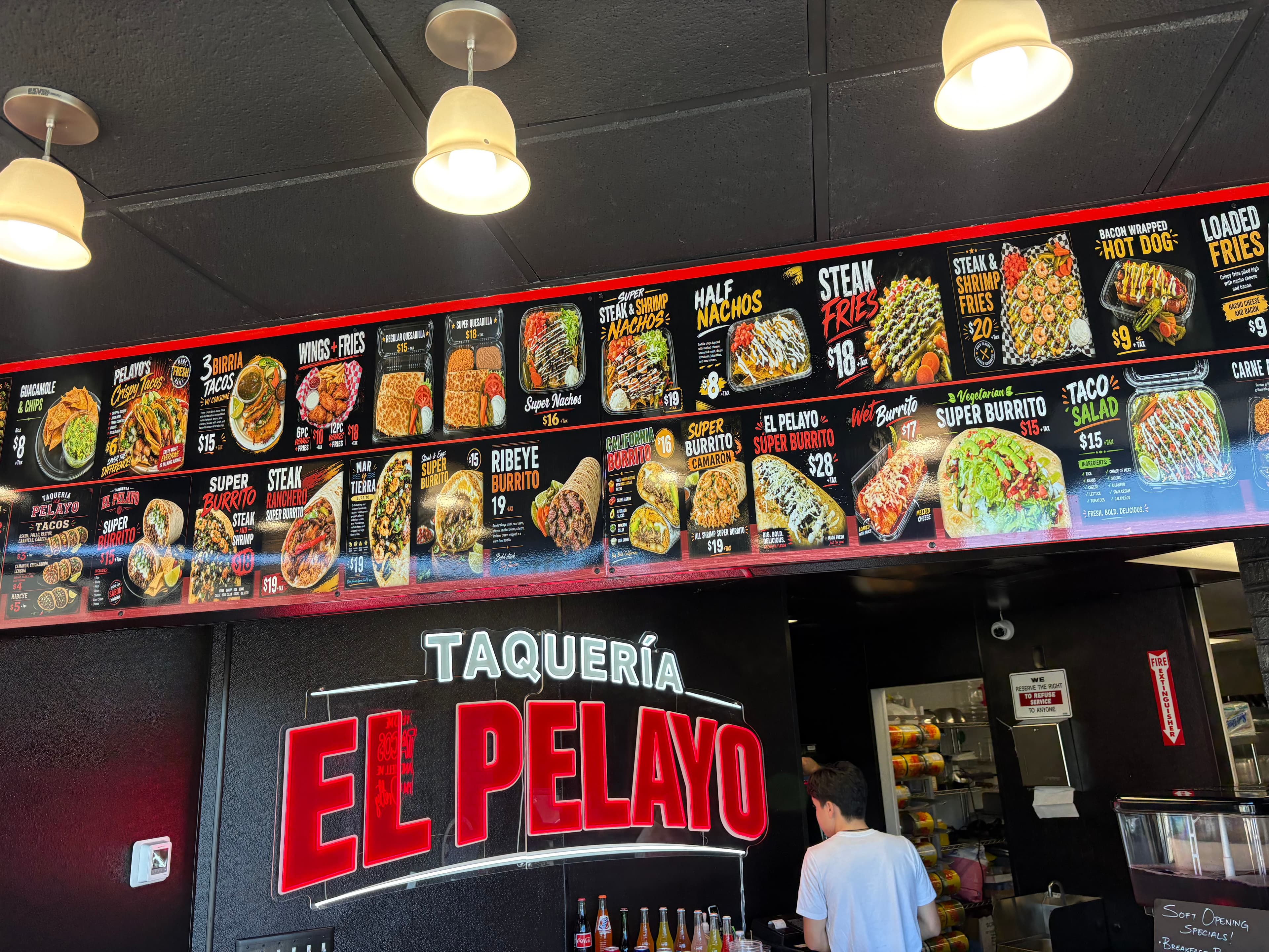 Inside Taqueria El Pelayo